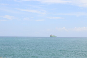Obraz premium boat in the sea