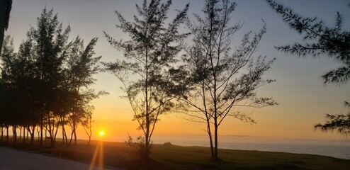 sunset beach bike 