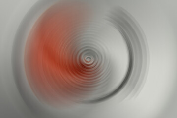 orange and gray circular waves abstract background