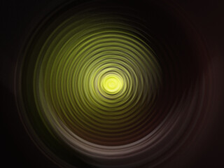 abstract background waves circular yellow and black