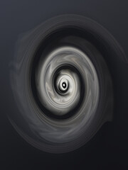 black, white and gray spiral waves abstract background