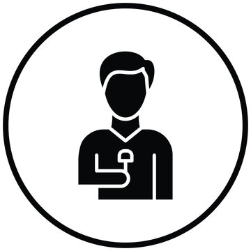 recommend clip art: Male Journalist Icon Style
