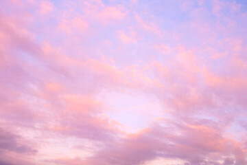 Obraz na płótnie Canvas Beautiful sky sunset background