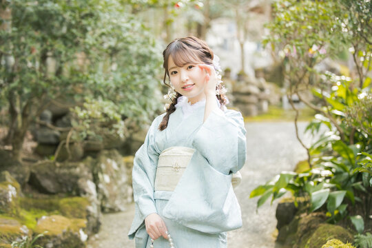 浴衣女性ポートレート
