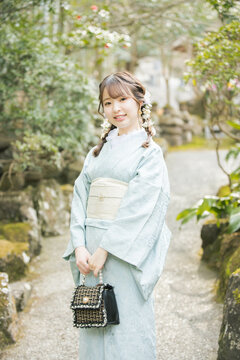 浴衣女性ポートレート