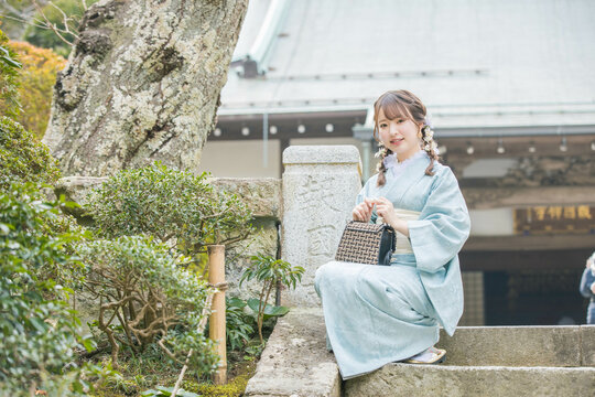 浴衣女性ポートレート