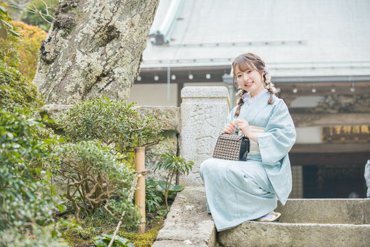 浴衣女性ポートレート