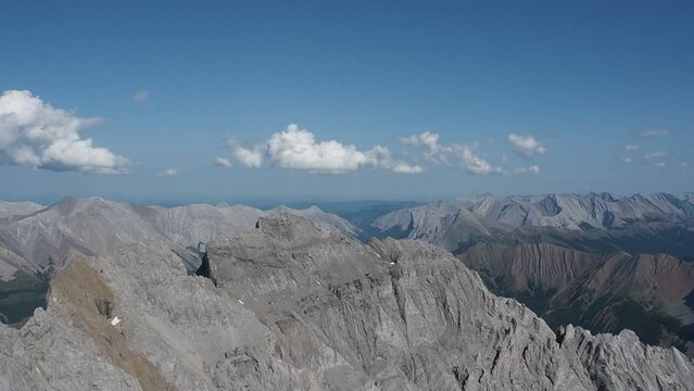 View at the summit of Mount Rae