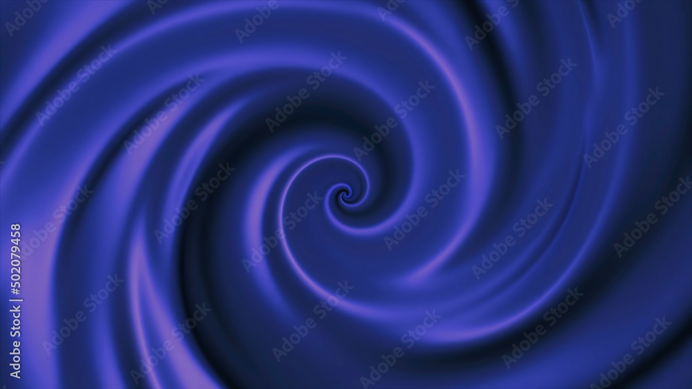 Poster abstract background with animation of blue spinning funnel, seamless loop. endless revolving spiral 