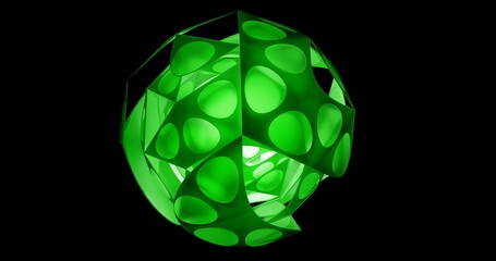 abstract geometric 3d sphere © JoseVicenteCarratala