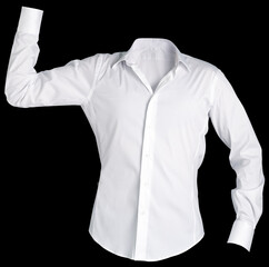 White collared shirt