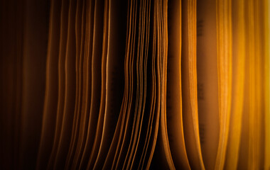 Abstract background of book sheets.