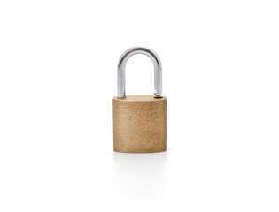 Naklejka premium One open padlock.