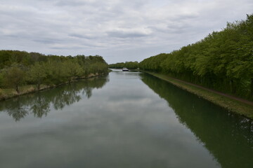 Obraz premium Mittelland-Kanal bei Bückeburg