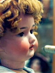 Evil antique doll - 502086421