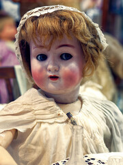 Evil antique doll - 502086428