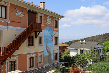 houses in the village of island