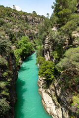 river in the mountains