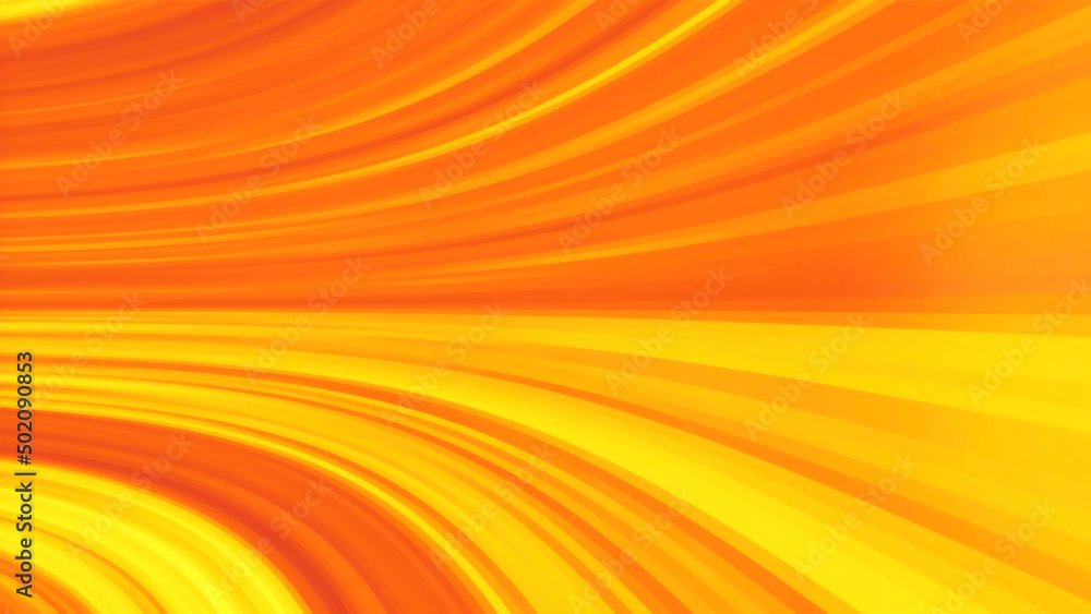 Poster background of circular particles, in warm yellow tones. abstract animated glowing multi color circle