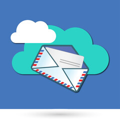 cloud icon mail