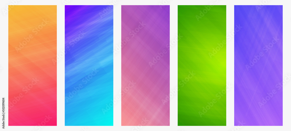 Poster modern colorful gradient background with lines