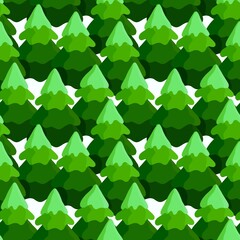 Seamless christmas tree pattern for new year gifts and fabrics