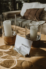 wedding table setting