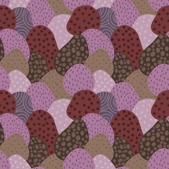 Seamless polka dots pattern for fabrics and textiles and packaging and gifts and cards and linens