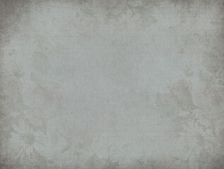 Pale pattern On Vintage Grunge Background. Grey background.