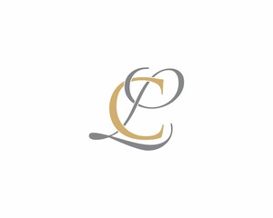 Obraz premium CL or LC Letters Logo Icon 010