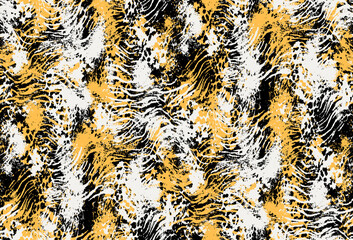 Seamless leopard pattern, animal print.
