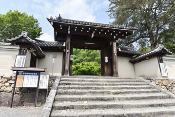 Fototapeta premium 岩倉実相院 山門 京都市左京区