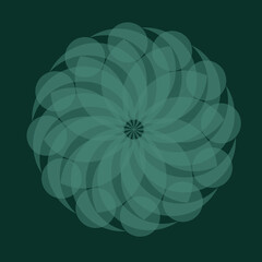 abstract background with a flower