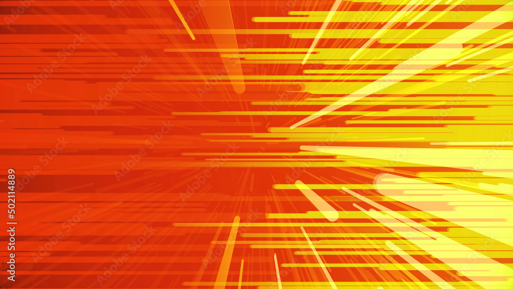 Poster colorful background of horizontal and diagonal rays moving towards each other. animation. bright nar