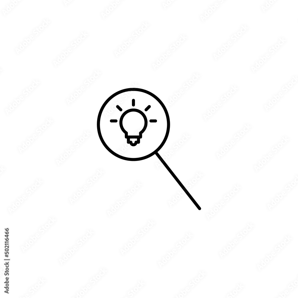 Poster outline symbols in flat style. modern signs drawn with thin line. editable strokes. suitable for adv