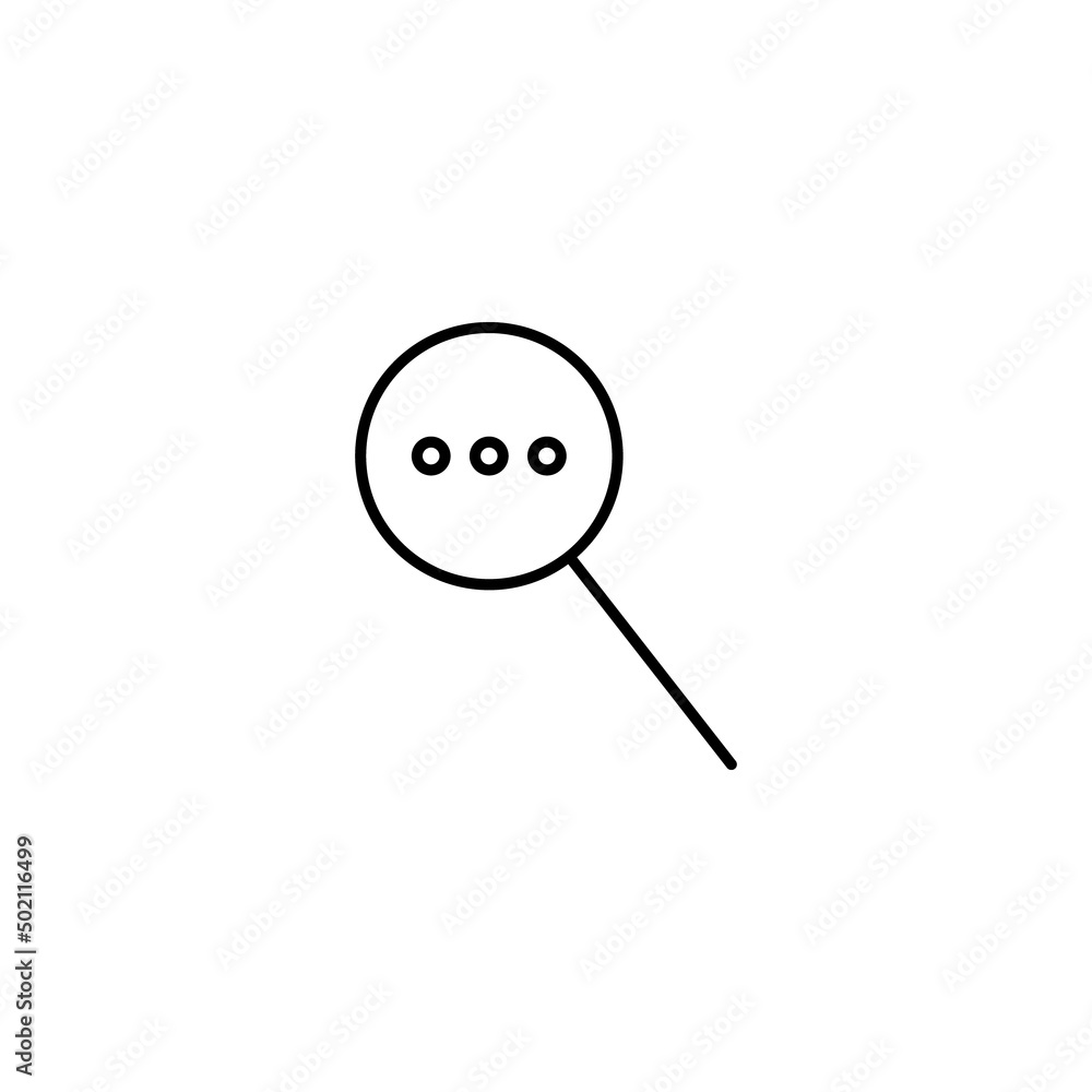 Poster outline symbols in flat style. modern signs drawn with thin line. editable strokes. suitable for adv