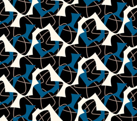 Seamless geometric pattern, modern print. 