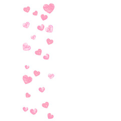 Glitter Backdrop. Rose Decoration Stardust.