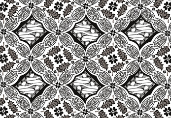 Indonesian batik motif, Batik is a technique of wax-resist dyeing applied to whole cloth, or cloth made using this technique originated from Indonesia