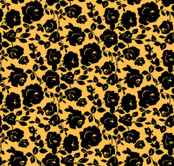 Seamless flowers pattern, floral print.