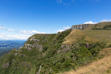 Fototapeta na wymiar Canyons of Southern Brazil in Santa Catarina near Bom Jardim da Serra.