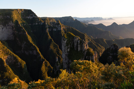 Canyons of Southern Brazil in Santa Catarina near Bom Jardim da Serra.