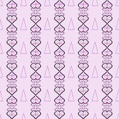Fototapeta na wymiar Lilac Triangle