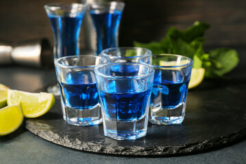 Blue Kamikaze Shot Recipe Recipe