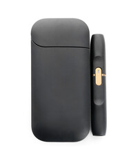 Electronic cigar on white background