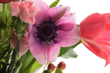 Anemone, mix flowers bouquet