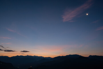 Sunrise landscape around Alishan, Chiayi