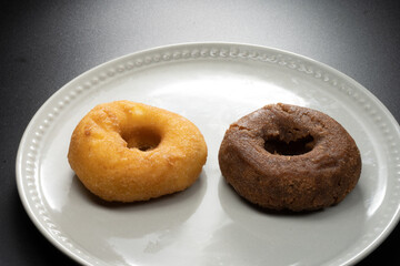 Donuts on a plate