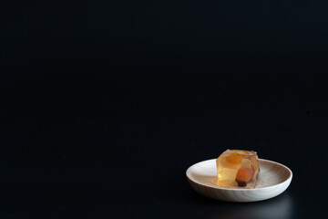 Sweet on black background