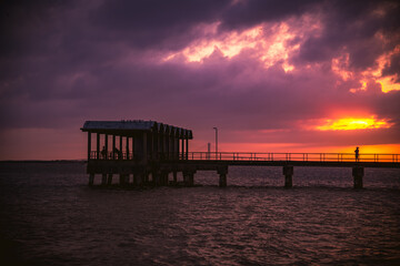 Obraz premium Sunset Jekyll Island